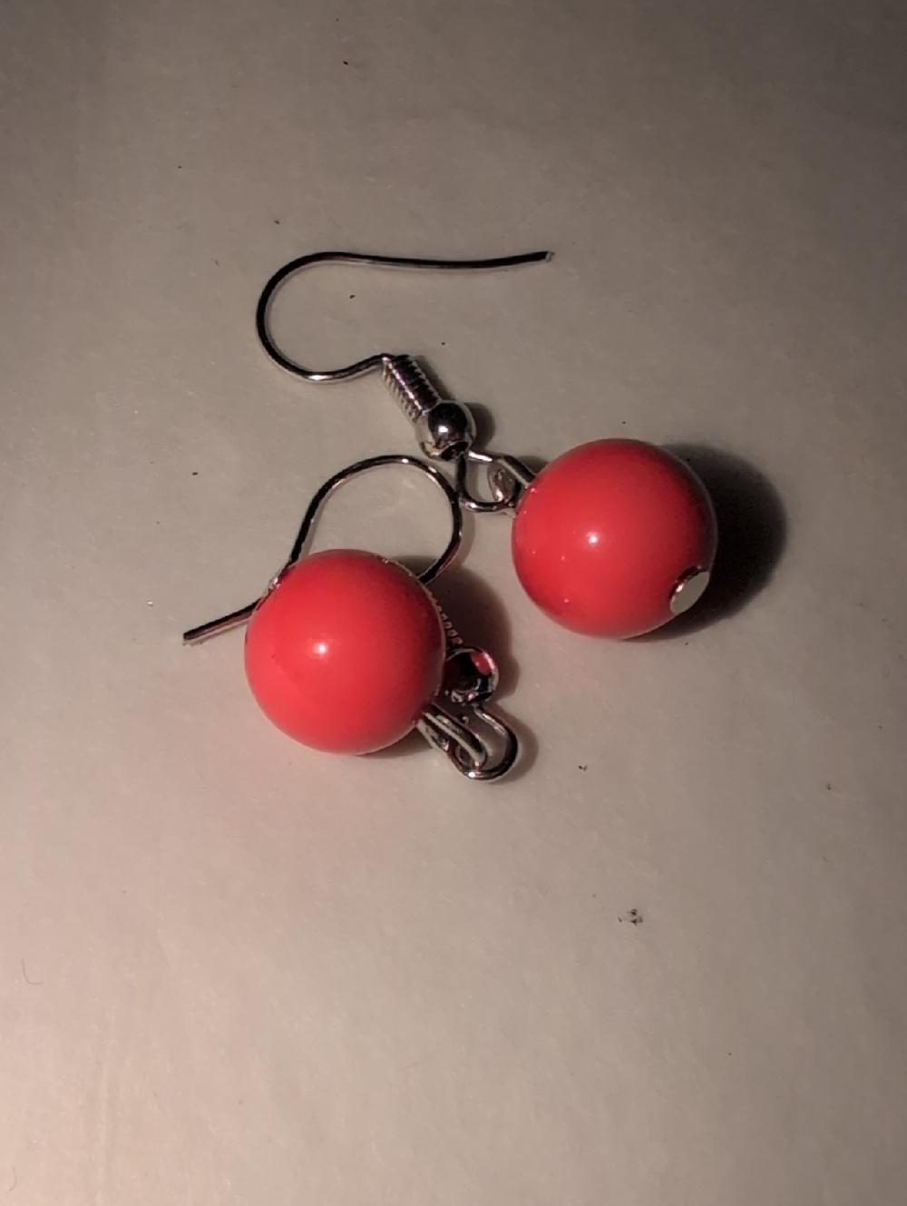 ❤️‍🔥10/$10❤️‍🔥 Mini Faux Coral Dangly Earrings